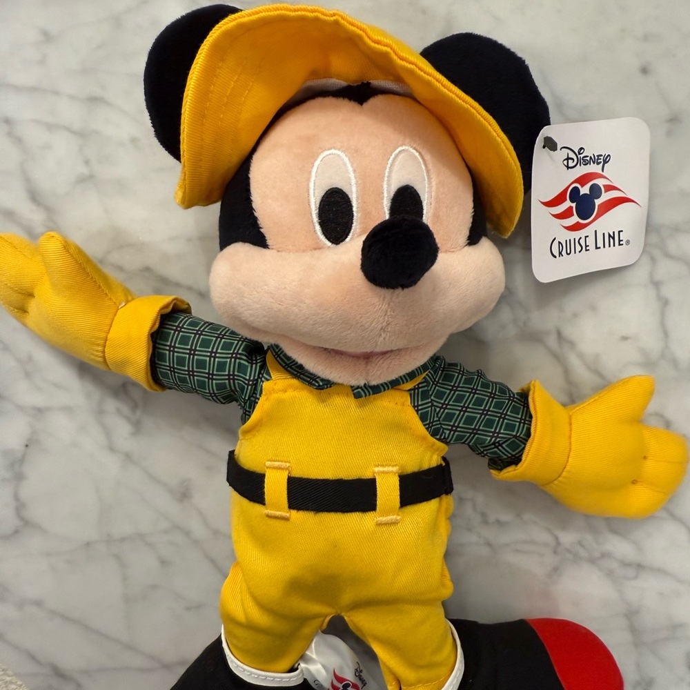 Disney Mickey Mouse Plush in Yellow and Black Outfit